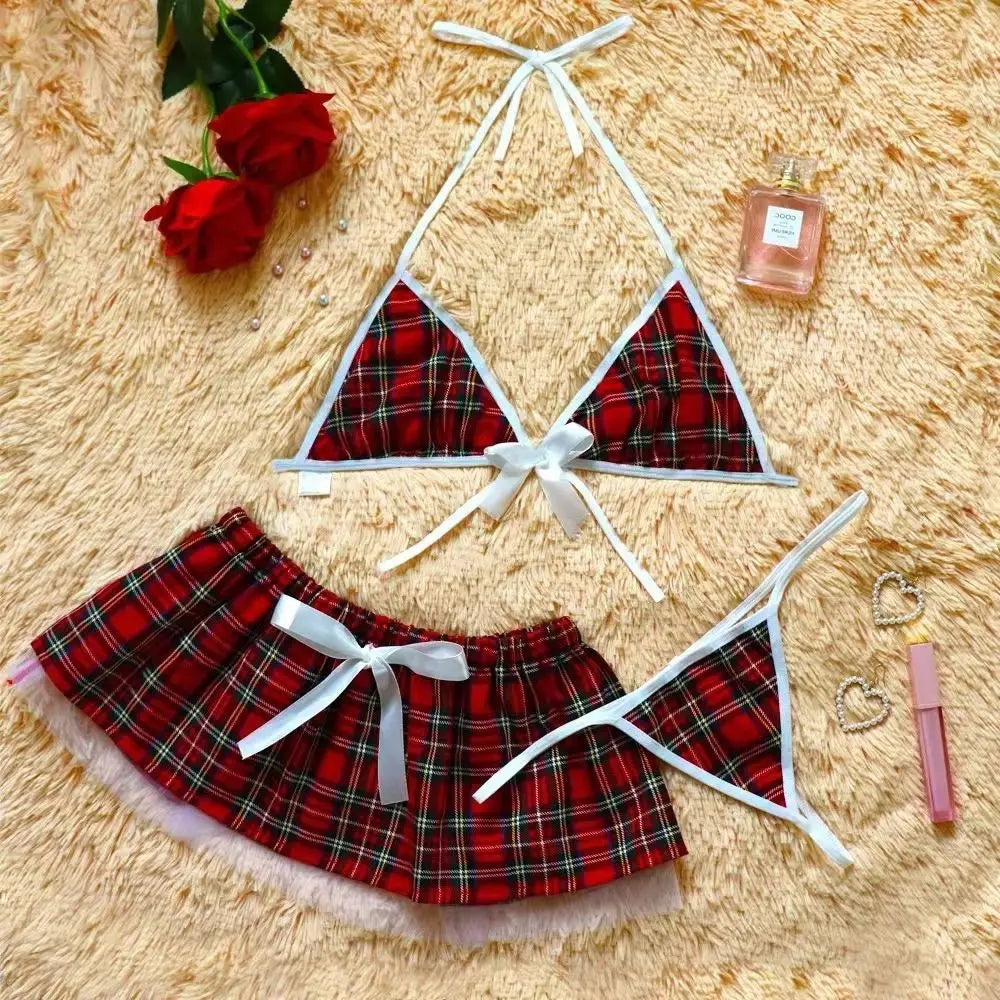 Cosplay Sexy Shoolgirl Nightdress Erotic Lingerie Porno Sexy Women's Underwear Student Sexy  Outfit Babydoll Role Play Costume