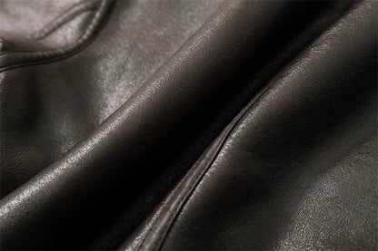 2025 Autumn winter new women's thickened warm double-sided short jacket Women's brown coat