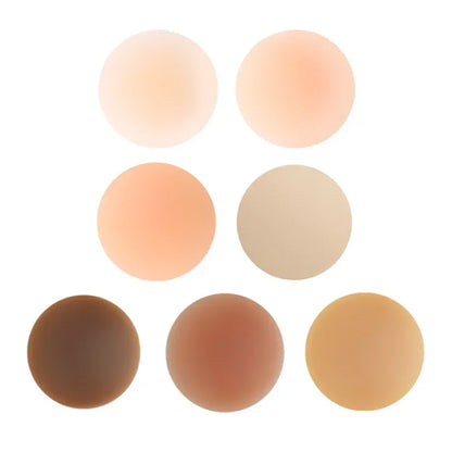Fashion Silicone Nipple Cover Lift Up Bra Sticker Adhesive Invisible Bras Chest Patch for Women Reusable Chest Breast Petals Pad