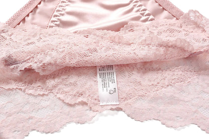 Women's Briefs Satin Lace Sexy Women's Underwear Low Waist Transparent Hollow Out Panties Breathable Soft Seamless Lingerie