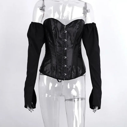 Fashion Sexy Body Shapers Women Gothic Lingerie Corsets Top Fajas Slimming Shapewear Bustiers Female Underbust Corset Clothing
