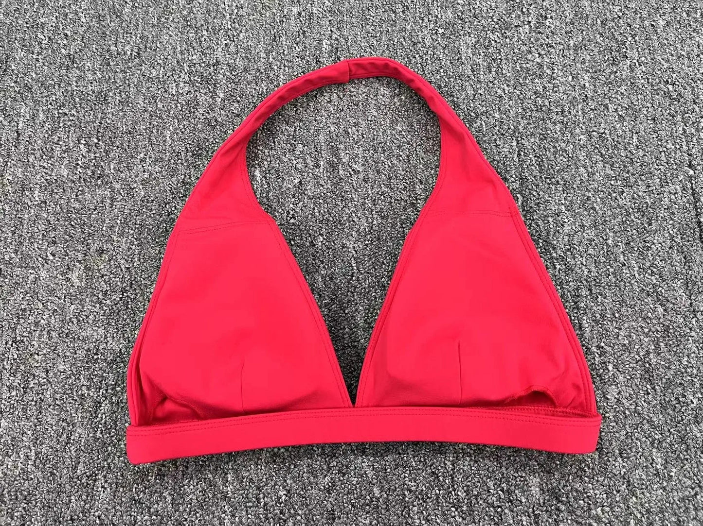 Sexy V-neck Sport Bra Women Underwear Sportswear Halter Backless Top for Fitness Yoga Wear Female Gym Active Bra with Cups White