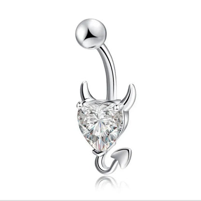 DELYSIA KING Stainless Steel Belly Button