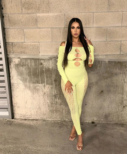 Viral Cheetah Bodysuit Pearl Embellished Mesh Lingerie Seductive Jacquard Catsuit for Women Flirtatious See Through Outfit