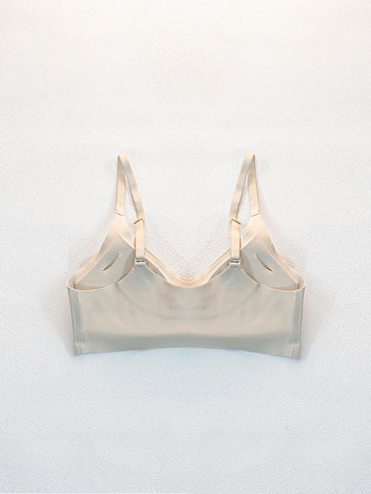 Soft Support Seamless Underwear Comfortable Gathering No Steel Ring Collection Light Thin Breathable Bra Style
