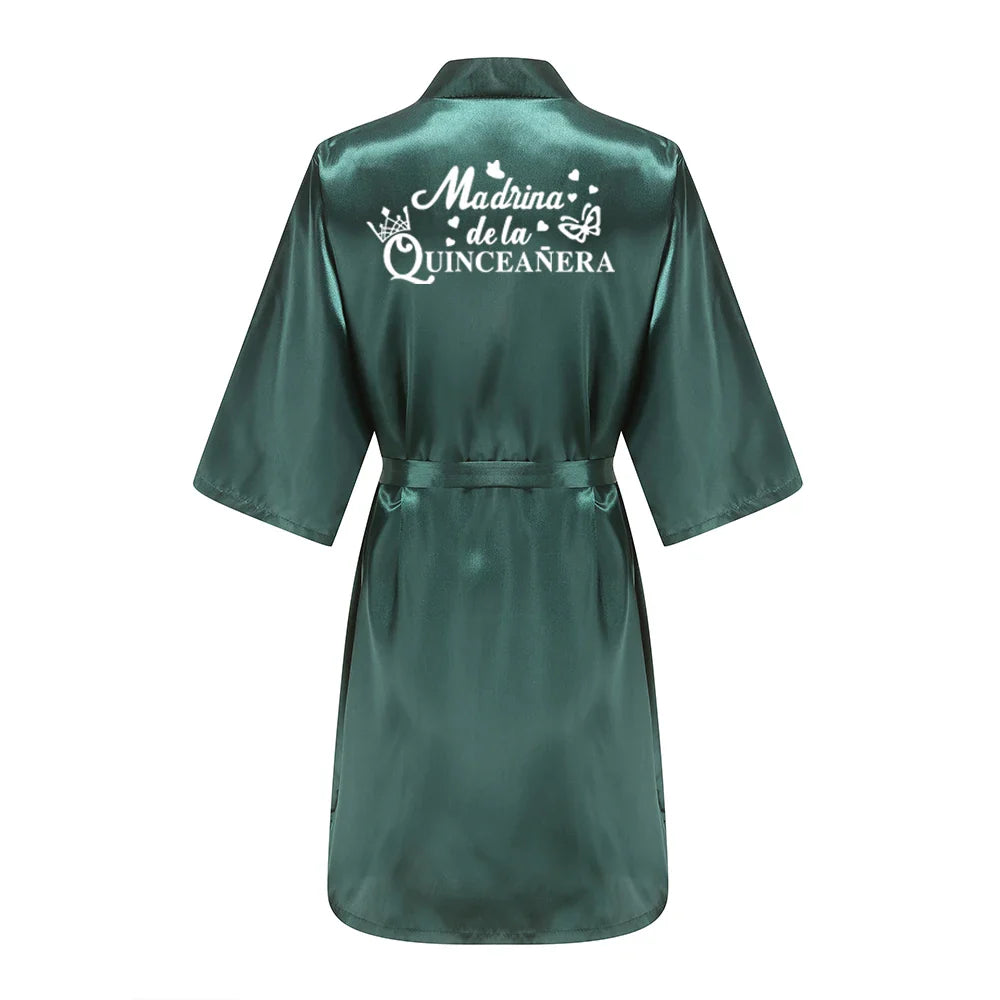 Mis XV Bathrobes Princess Sweet 15 Years Girl Birthday Party Mis Quince Años Robes Quinceanera Robe