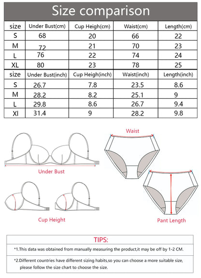 New product: Blue no steel ring strapless lace 2-piece party beach women's underwear set that can be worn outside J3440