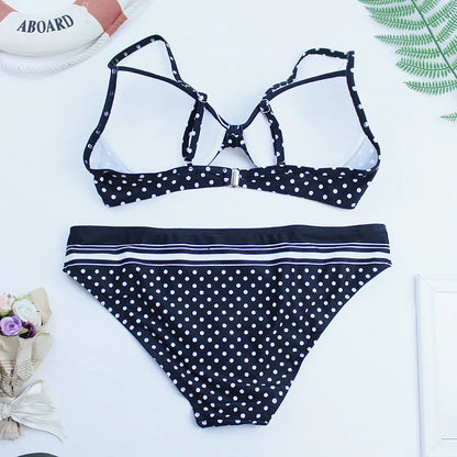 2024 New Women Swimsuit Sexy Women High Waist Bikini Swimwear Female Two Piece Beachwear Printed Bikinis Set Bathing Suit