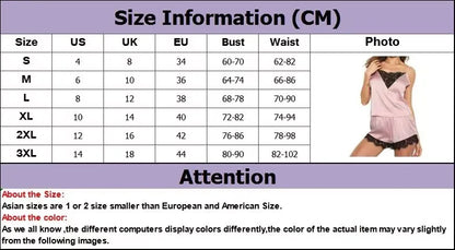 New Europe and the United States home pajamas two sets Sexy sling pajamas set Lace lace short pajamas set