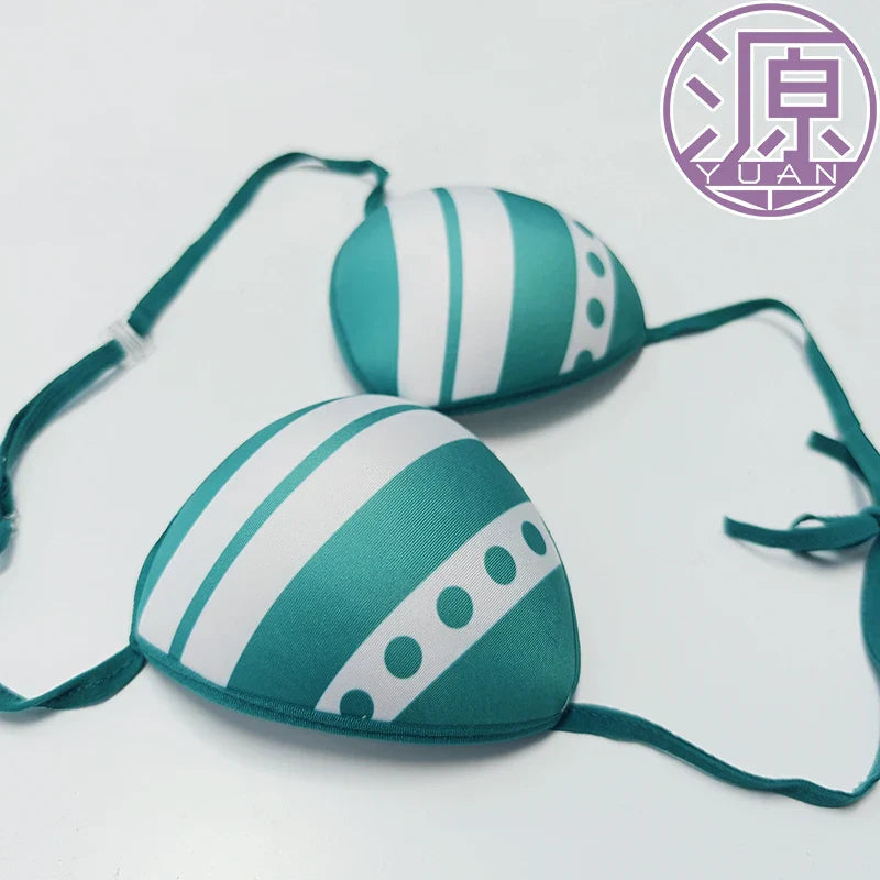 Anime Two Years Later Nami Cosplay Bra Women Rope Strap Brassiere Breast Form Bust Bodice For Halloween