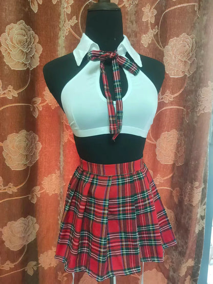 Cosplay Sexy Shoolgirl Nightdress Erotic Lingerie Porno Sexy Women's Underwear Student Sexy  Outfit Babydoll Role Play Costume