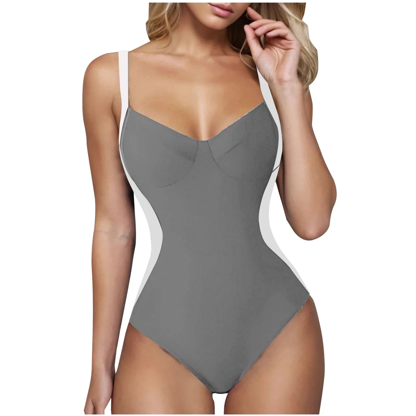 2026 Push Up Swimsuit Women One Piece Slim Strappy Swimwear Female Sexy Bathers Bathing Swimming Swim Suit Beachwear XXL