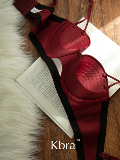 Japanese Anime Bra Set Victoria's Style Style Half Cup Minimiser & Knickers | Push Up for Small Chest Retro Lingerie Bride Gift