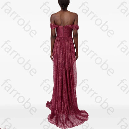 Elegant Mermaid Evening Dresses Off The Shoulder Formal Occasion Dress Exquisite High Quality Prom Party Gowns Women Customized