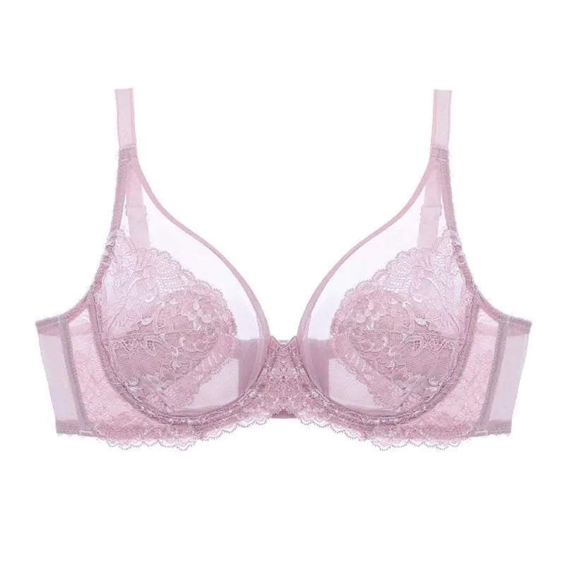 MOYISU Sexy Tushy Underwear Women's Big Boobs Small Boobs Hottie Set Ultra Thin Push-up Breast Anti-sag Soft Underwire Bra AB CD