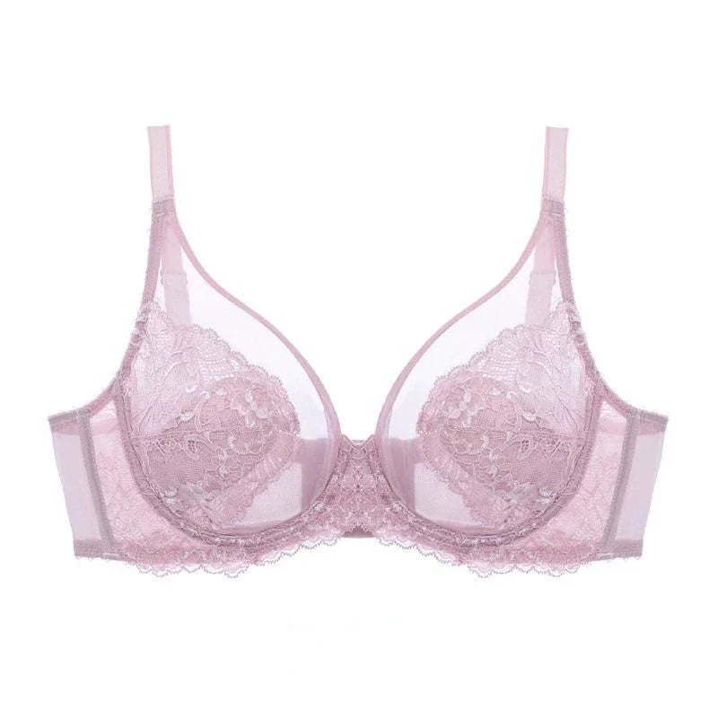 MOYISU Sexy Tushy Underwear Women's Big Boobs Small Boobs Hottie Set Ultra Thin Push-up Breast Anti-sag Soft Underwire Bra AB CD
