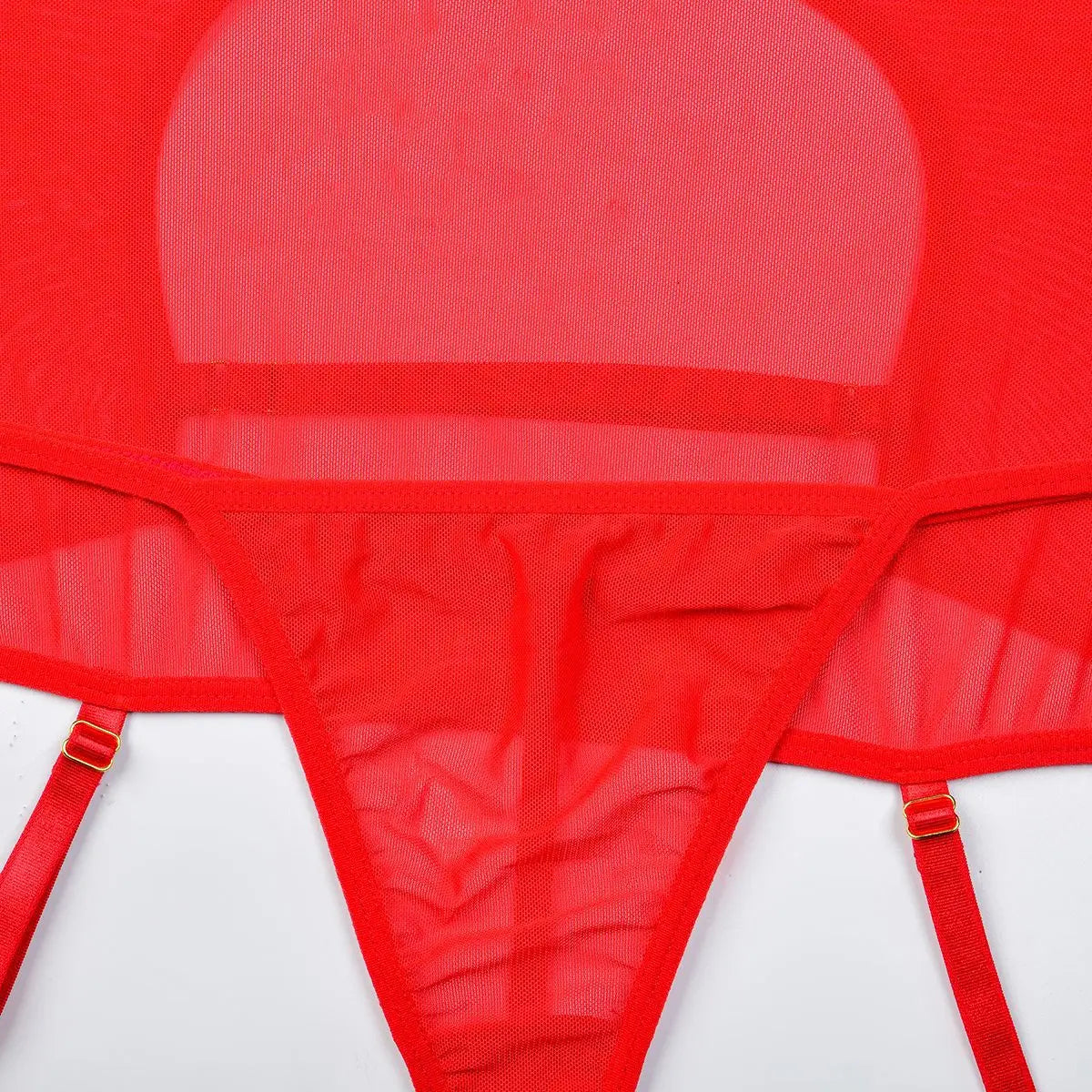 Diccvicc Long Sleeve Lingerie Sexy Sheer Mesh Porn Top Crotchless Skirt Naked Bandage Women Underwear Uncensored Erotic Costume