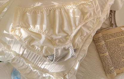 Japanese Anime Bra Set Victoria's Style Style Half Cup Minimiser & Knickers | Push Up for Small Chest Retro Lingerie Bride Gift