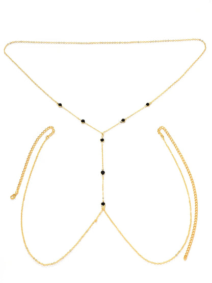 European American Hot Selling Simple Necklace Female Summer Hot Girl Body Chain Chest Chain Full Body Sexy Three-Dimensional Bac