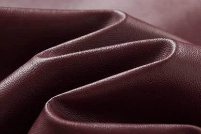 HH Wine Red Faux Leather Jakcet Fashion Outerwear Thicken Zipper Lapel Pu Coats Autumn Winter Streetwear Ladies Tops Women