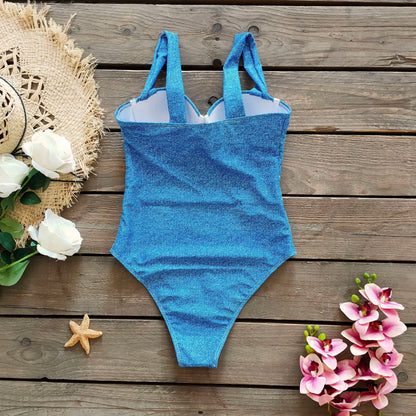 Ashgaily New One Piece Swimsuit Sexy Cartoon Printed Swimwear Women Bathing Suit Beach Backless Monokini Swimsuit Female