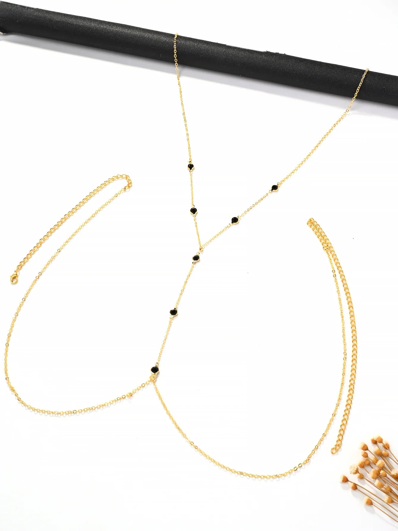 European American Hot Selling Simple Necklace Female Summer Hot Girl Body Chain Chest Chain Full Body Sexy Three-Dimensional Bac