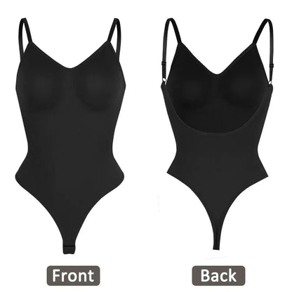 Womens Backless Bodysuits Seamless Sexy Shapewear Thong Butt Lifter Body Shaper Tummy Control Corset Slimming Camisole Tops