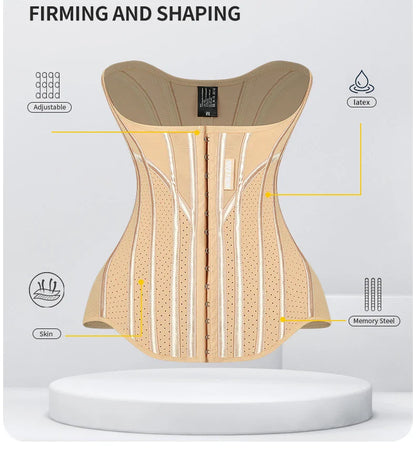 MISTHIN U-shaped Waist Trainer Corset Women Shapers Lifted Waist Trainer Steel Bone Slimming Breathable Mesh Women's Shapewear