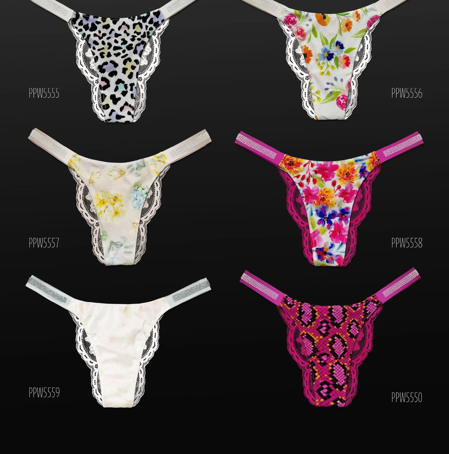 Fashion Sparkling Rhinestone Lace Thong Women's Low Waist Sexy Women's Underwear Women's Thong Clearance items,limited quantity,