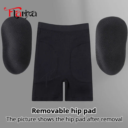 Flarixa Butt Lifter Shaper Panties With Removable Pads Women Hip Dips Shapewear Shorts Hip Enhancer Underwear Body Shaper