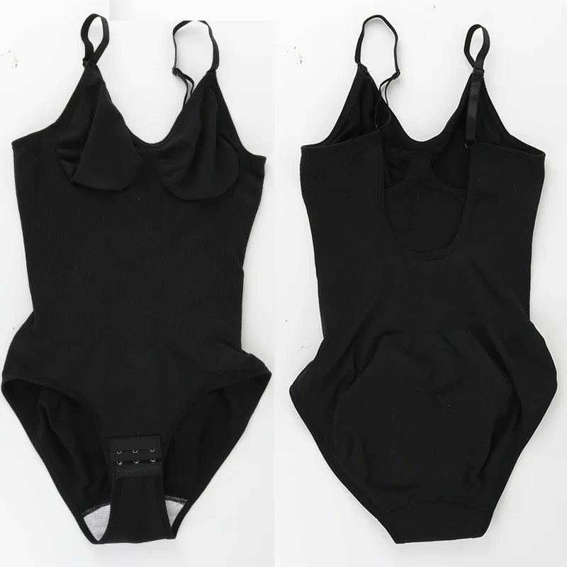Womens Backless Bodysuits Seamless Sexy Shapewear Thong Butt Lifter Body Shaper Tummy Control Corset Slimming Camisole Tops