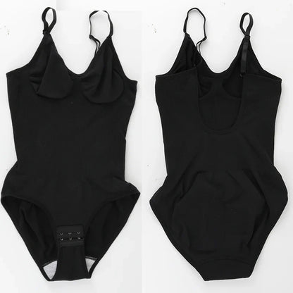 Womens Backless Bodysuits Seamless Sexy Shapewear Thong Butt Lifter Body Shaper Tummy Control Corset Slimming Camisole Tops