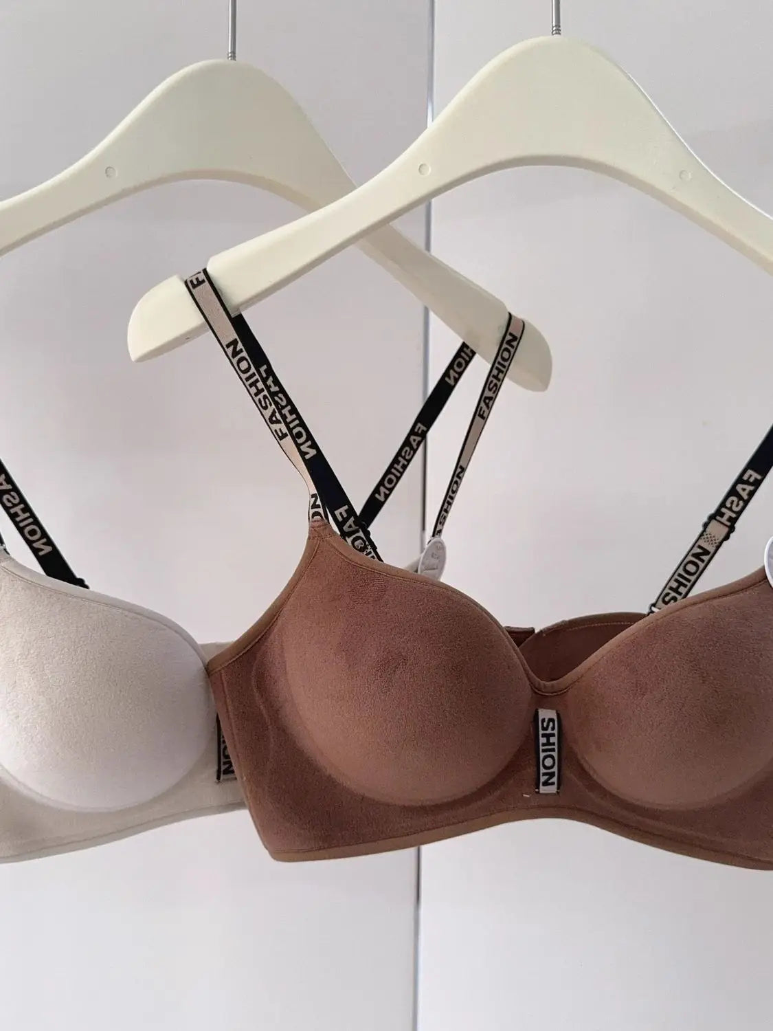 Velvet Plush Push Up Bra for Small Chest - 6CM Thermal Padded Non-Wire Bra, Warm Lined Comfort for Women, Autumn Winter Wear