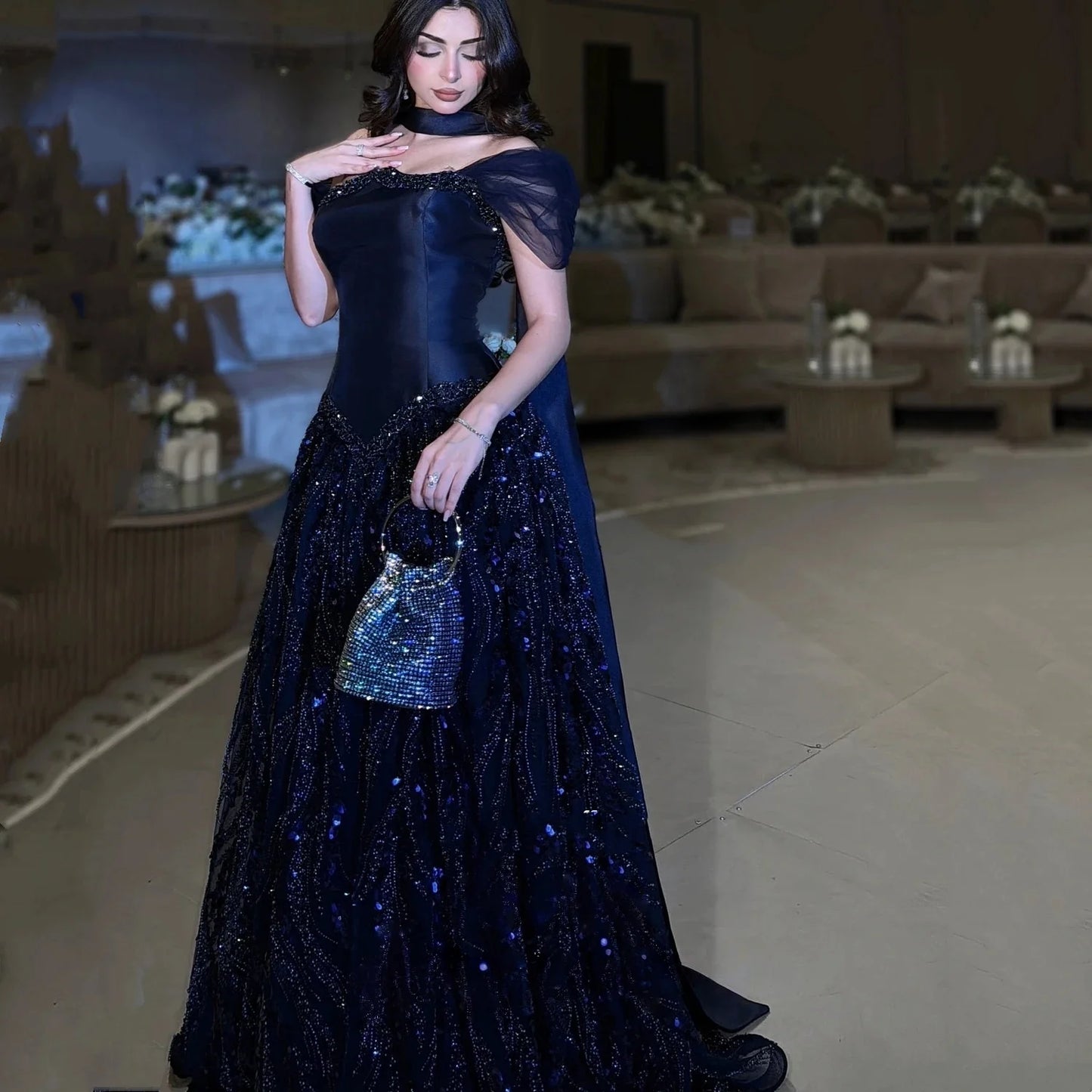 JDY Custom Special Occasion Dress Evening Gown Luxury Gown 2025 Sharon Happy Evening Dress Ball Gown "فساتين سهرة"
