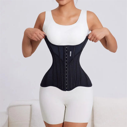 MISTHIN U-shaped Waist Trainer Corset Women Shapers Lifted Waist Trainer Steel Bone Slimming Breathable Mesh Women's Shapewear