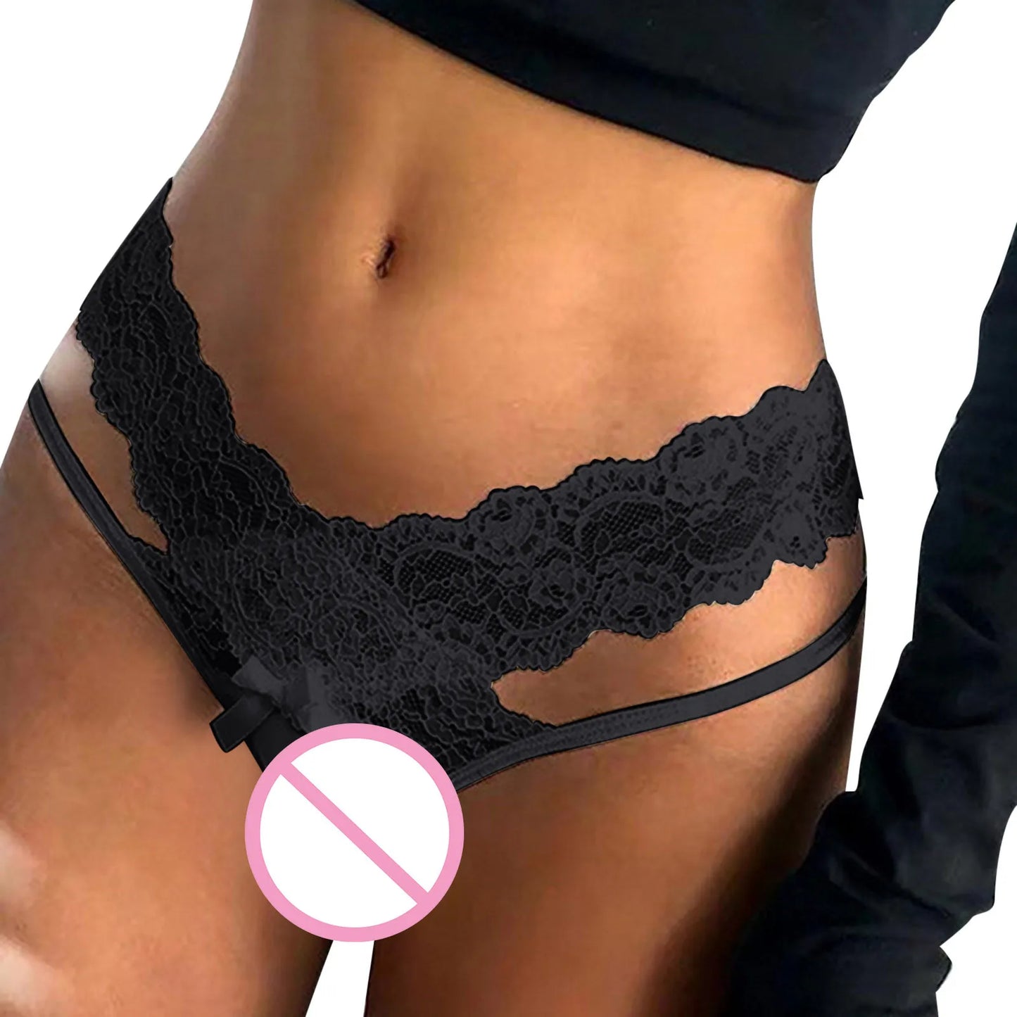 Sexy Embroidery Lace Mesh G-String Low Rise Hollow Out Thongs Transparent Plus Size T Back Hot Sexy Temptation Panties For Women