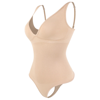 Sexy Thong Bodysuit Tummy Control Women Shapewear Halter Neck Flat Belly Body Shaper Slimming Flat Belly Underwear Open Crotch