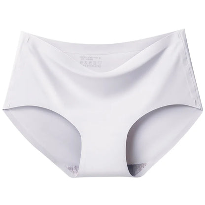 BZEL 6PCS/Set Women's Panties Seamless Female Underwear Plus Size Cozy Briefs Breathable Silk Satin Lingerie Hot Sale Underpants