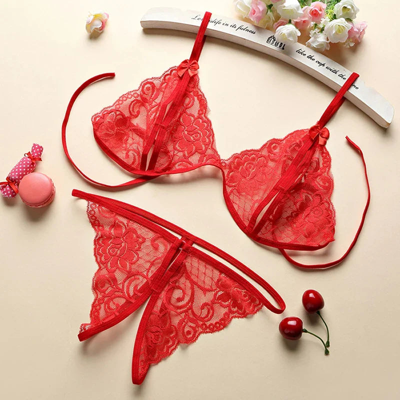 Ellolace Sexy Bodysuit Hollow Out Bandage Erotic Body Sissy Sex Hot Woman Thong One Piece Bdsm Lingerie Open Crotch And Breasts