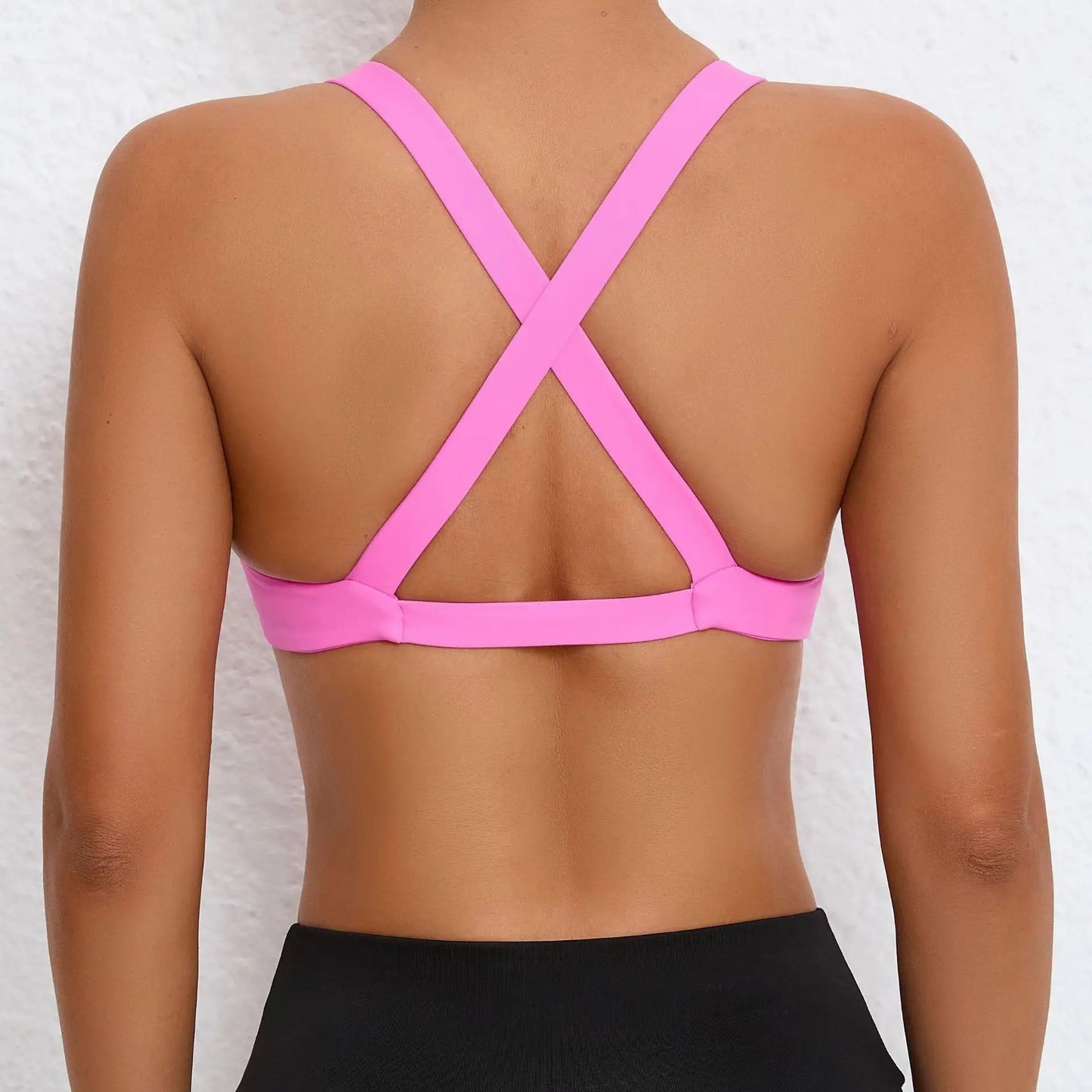 Sport Bra Women Seamless Gym Anti-sweat Breathable Yoga Shockproof Crop Top Fitness Push up Workout Underwear Blue Gray Red Pink