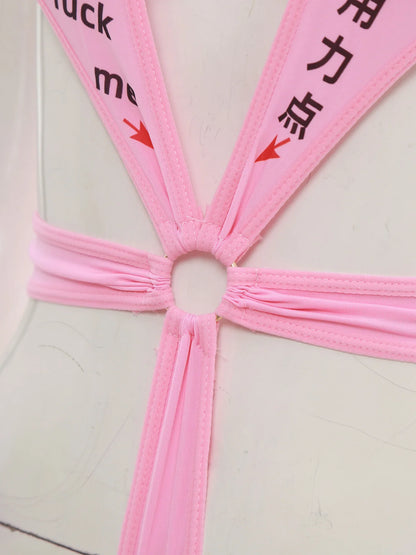 Adult Women Sheer Mesh Teddies Breast Hollow Out Opening Butt Flaunting Bodysuits Leotard for Exotic Dating Role Play Nightwear