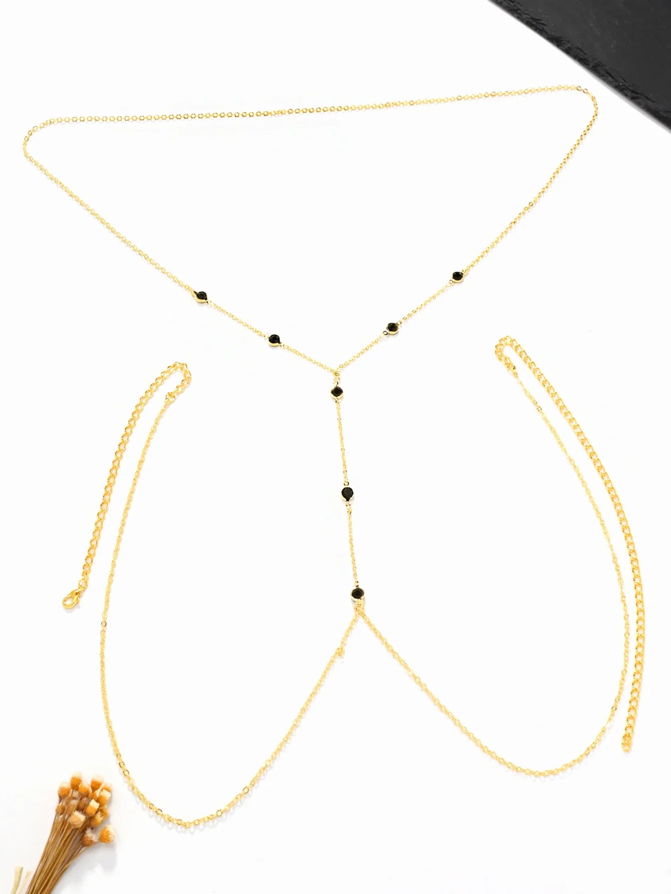 European American Hot Selling Simple Necklace Female Summer Hot Girl Body Chain Chest Chain Full Body Sexy Three-Dimensional Bac