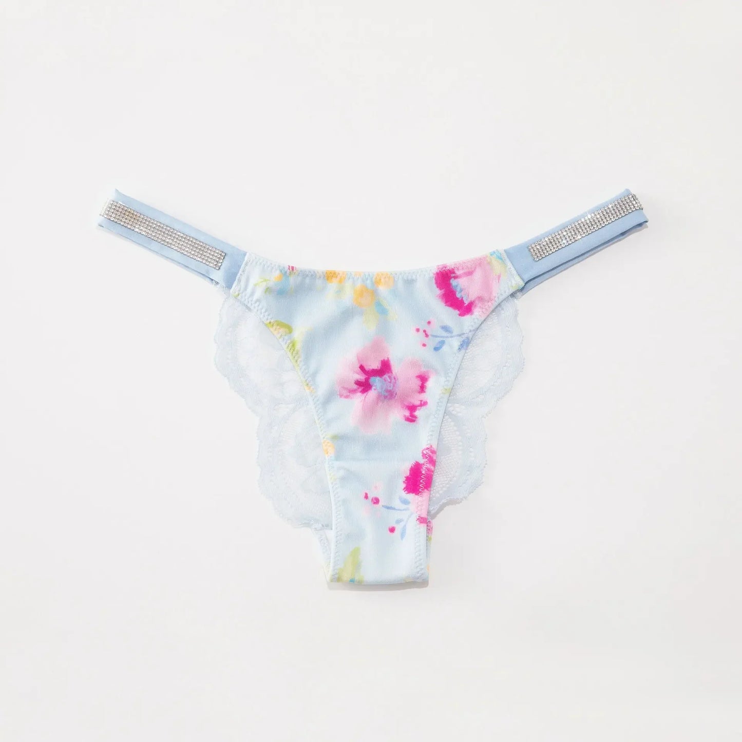 Fashion Sparkling Rhinestone Lace Thong Women's Low Waist Sexy Women's Underwear Women's Thong Clearance items,limited quantity,