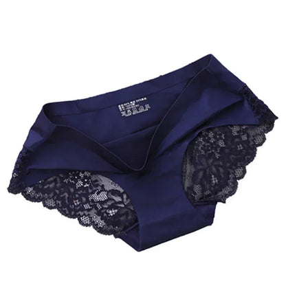 Set/lot Seamless WomenComfort Lace Briefs  Hollow Out Panties Set Underwear Low Rise Female Sport Panty Soft Lady Lingerie Sexy