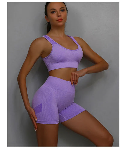 Women Yoga Shorts High Waist Butt Lifting Workout Fitness Tights Tummy Control Gym Running Stretched Pants Casual Sportswear