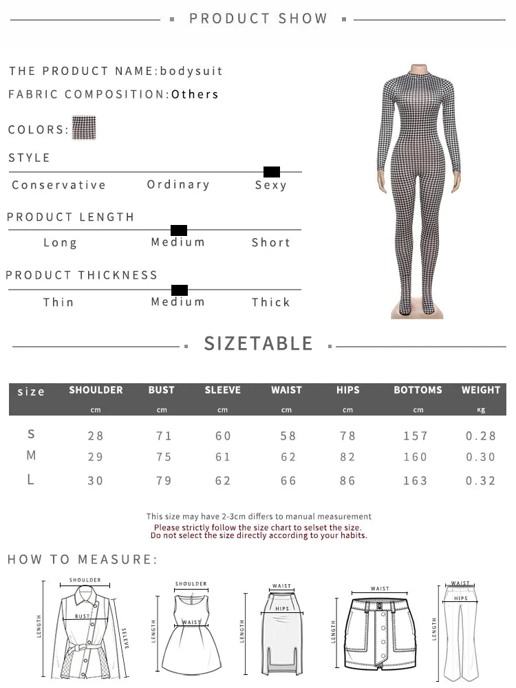 Weird Puss Sexy Foot Jumpsuit Women Snake Print Autumn Trend o-Neck Full Sleeve Stretch Skinny Street Clubwear Zip Slim Overalls