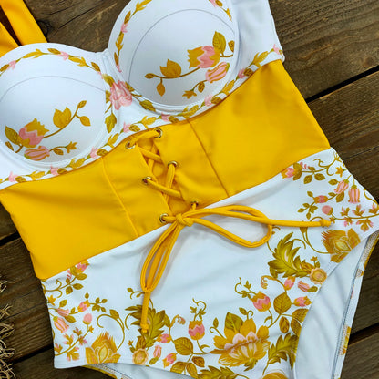 Ashgaily New One Piece Swimsuit Sexy Cartoon Printed Swimwear Women Bathing Suit Beach Backless Monokini Swimsuit Female