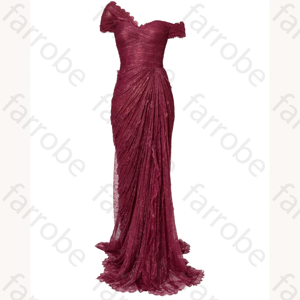 Elegant Mermaid Evening Dresses Off The Shoulder Formal Occasion Dress Exquisite High Quality Prom Party Gowns Women Customized