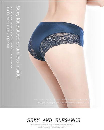 Set/lot Seamless WomenComfort Lace Briefs  Hollow Out Panties Set Underwear Low Rise Female Sport Panty Soft Lady Lingerie Sexy