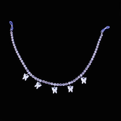 Butterfly Nipple Chain Non Piercing Body Jewellry Ring Rhinestone Sexy Bra Bikini Rave Chest Chain Accesorries Necklace Handmade